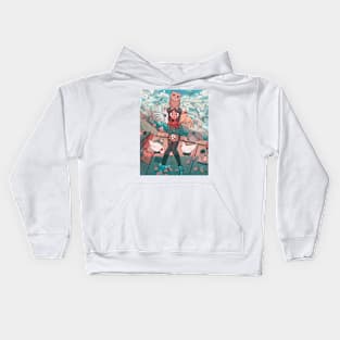 Bird girl Kids Hoodie